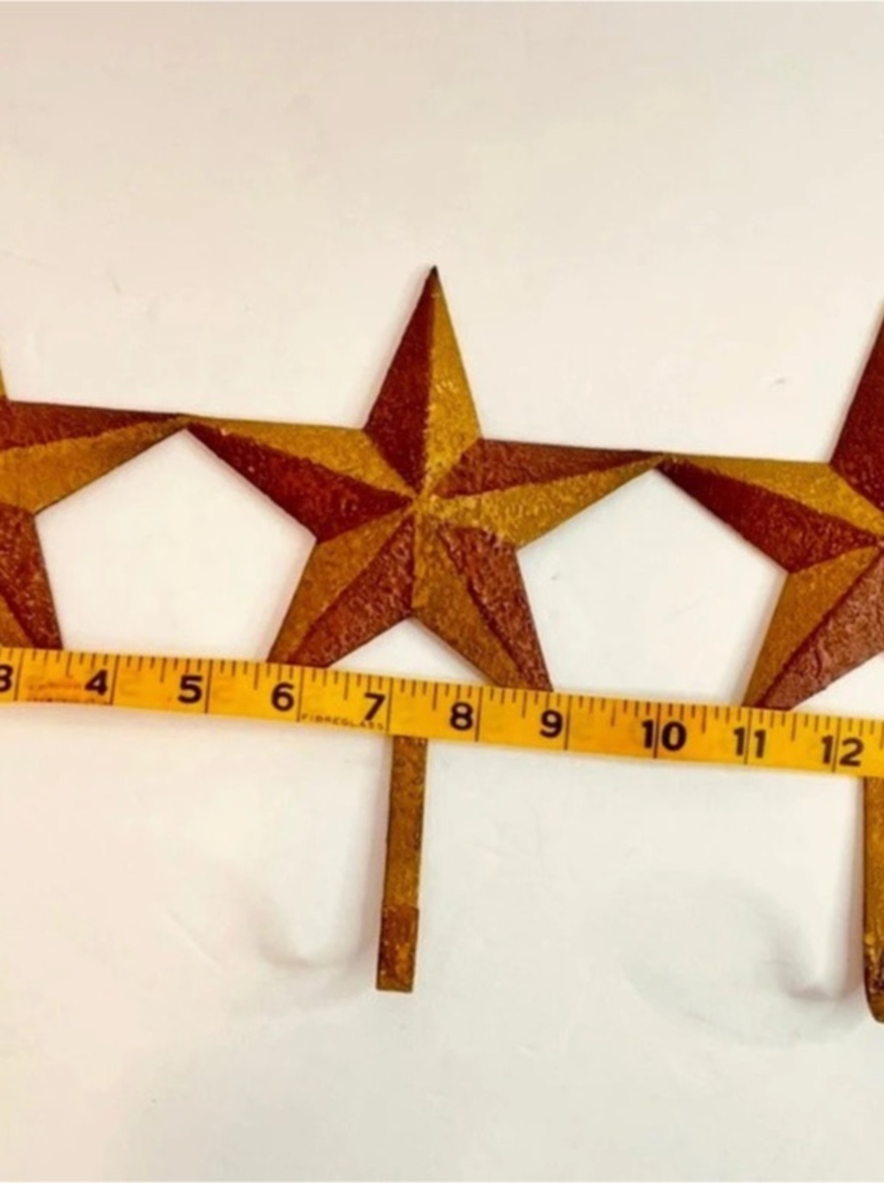 Farmhouse Rustic Star Wall Hook Rack - Picture 2 of 4
